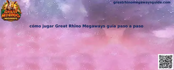 Imagen ilustrativa de Great Rhino Megaways para una guía de juego paso a paso