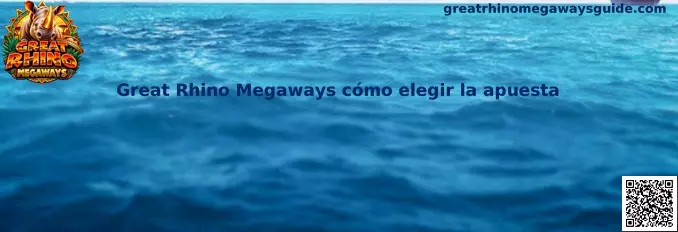 Imagen ilustrativa de Great Rhino Megaways para aprender a elegir el valor de una apuesta