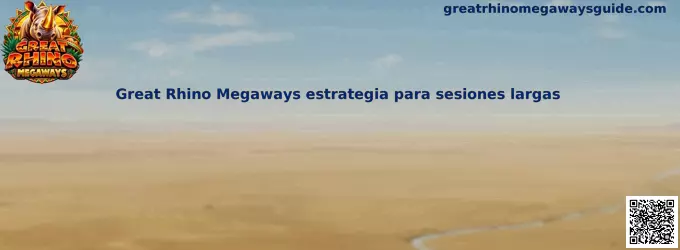 Imagen ilustrativa de Great Rhino Megaways para una guía de administración de sesiones y juego responsable
