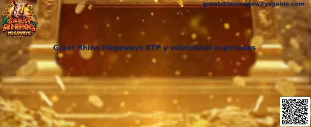 Guía visual de Great Rhino Megaways sobre RTP, volatilidad y variación de resultados