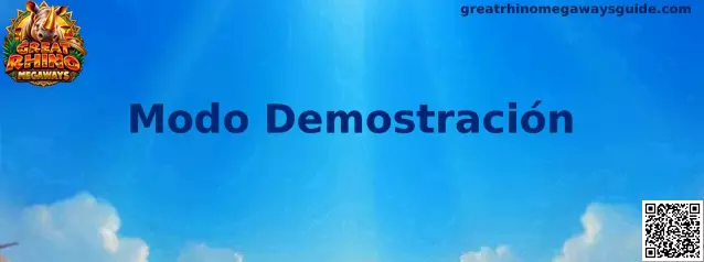 Modo Demostración de Great Rhino Megaways para conocer el juego con créditos virtuales