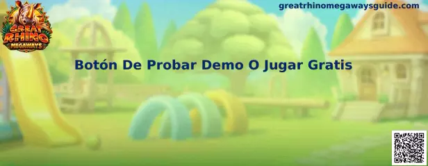 Botón De Probar Demo O Jugar Gratis en Great Rhino Megaways