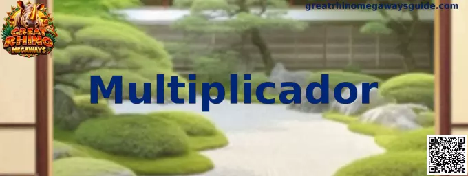 Ejemplo visual del Multiplicador en Great Rhino Megaways