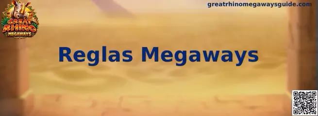 Ejemplo visual de los carretes variables y las Reglas Megaways en Great Rhino Megaways